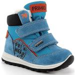 Reduzierte Hellblaue Primigi Gore Tex Ankle Boots & Klassische Stiefeletten mit Klettverschluss für Kinder Größe 26 