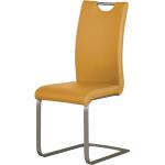 Gelbe Freischwinger Stühle Breite 0-50cm, Höhe 100-150cm, Tiefe 50-100cm 