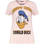 Rosa Kurzärmelige Princess goes Hollywood Entenhausen Donald Duck T-Shirts für Damen Größe XS 