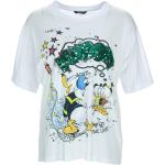 Weiße Kurzärmelige Princess goes Hollywood Entenhausen Donald Duck T-Shirts für Damen Größe S 