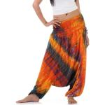 PRINCESS OF ASIA Batik Hippie Hose Haremshose Aladinhose Pumphose für Damen & Herren 36 38 40 42 (Einheitsgröße, Gelb)