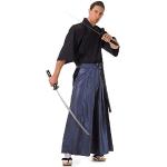 PRINCESS OF ASIA Japan Samurai Iaido Outfit Set Kendo Gi Kimono & Hakama Hose (Blaugrau & Schwarz)