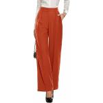 Orange Business Palazzo-Hosen aus Polyester für Damen Größe L Weite 44 