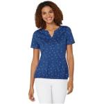 Print-Shirt CASUAL LOOKS "Shirt" blau (royalblau, weiß, bedruckt) Damen Shirts Jersey