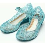 Prinzessin Absatz Schuh Ballerinas blau Mädchen Kinder