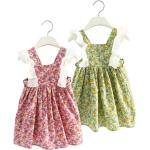 Rosa Midi Kinderkleider aus Baumwolle Handwäsche für Babys für den für den Sommer 