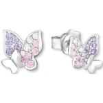 Silberne Amor Prinzessin Lillifee Schmetterling Ohrringe mit Insekten-Motiv 
