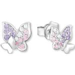 Silberne Amor Prinzessin Lillifee Schmetterling Ohrringe mit Insekten-Motiv 