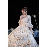 Prinzessin Shakespeare Maria Antonietta gotisch Rokoko Vintage inspiriert Mittelalterlich Urlaubskleid Kleid Partykostüm Maskerade Ballkleid Damen Kostüm Champ Lightinthebox