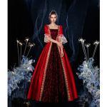 Prinzessin Shakespeare Maria Antonietta gotisch Rokoko Vintage inspiriert Mittelalterlich Urlaubskleid Kleid Partykostüm Maskerade Ballkleid Damen Kostüm Schwa Lightinthebox