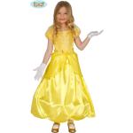 Gelbe Prinzessin-Kostüme aus Polyester für Kinder Größe 134 