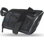 Schwarze Satteltaschen mit Reißverschluss Maxi / XXL 