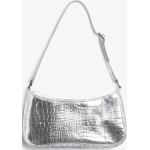 Silberne Monki Kleine Handtaschen mit Reißverschluss für Damen 