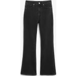 Schwarze Monki Bio Bootcut Jeans aus Denim für Damen Größe XXL 