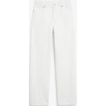 Weiße Monki Straight Leg Jeans aus Denim für Damen Größe XL 