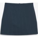 Dunkelblaue Monki Mini Miniröcke mit Reißverschluss für Damen Größe XL für den für den Winter 