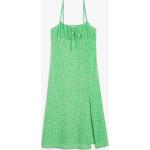 Grüne Blumenmuster Monki Midi Spaghettiträger-Kleider für Damen Größe XS 