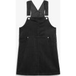 Schwarze Monki Midi T-Shirts aus Cord für Damen Größe M 