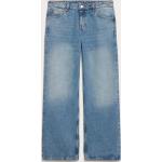 Blaue Monki Bio Hüftjeans & Low Waist Jeans aus Denim für Damen Größe XL 