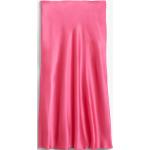 Rosa Monki Midi Festliche Röcke mit Reißverschluss aus Satin für Damen Größe M 
