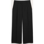 Schwarze Elegante Monki Hüftjeans & Low Waist Jeans mit Reißverschluss aus Filz für Damen Größe L 