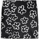 Schwarze Blumenmuster Monki Mini Miniröcke aus Samt für Damen Größe M 