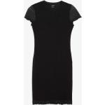 Schwarze Kurzärmelige Monki Mini Bandage-Kleider & Bodycon-Kleider enganliegend für Damen Größe S 