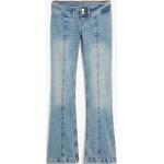 Blaue Monki Bio Hüftjeans & Low Waist Jeans aus Denim für Damen Größe S 