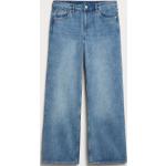 Blaue Monki Bio Hüftjeans & Low Waist Jeans aus Denim für Damen Größe XS Weite 24, Länge 32 