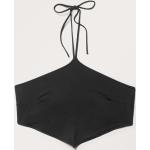 Schwarze Monki Neckholder-Bikinis ohne Verschluss für Damen Größe XS 