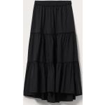 Schwarze Monki Maxi Maxiröcke aus Baumwolle für Damen Größe XL 
