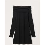Schwarze Monki Mini Schulterfreie Minikleider & kurze Kleider für Damen Größe S 