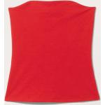 Rote Monki Bandeau-Tops & Tube-Tops aus Baumwolle für Damen Größe M 