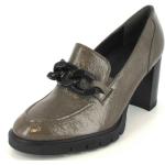 Braune Paul Green Trichterabsatz High Heels & Stiletto-Pumps aus Glattleder für Damen Größe 39 mit Absatzhöhe 7cm bis 9cm 