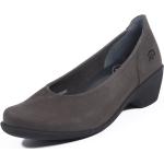 Reduzierte Graue High Top Sneaker & Sneaker Boots in Breitweite rutschfest für Damen Größe 43 mit Absatzhöhe bis 3cm 