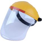 Professionelle Kopfbedeckung Schweißen Schleifen Gesichtsschutz Spritzwassergeschützt Metallguss Mechanische Industrie Universal (Gelb+Weiß)