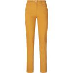 Reduzierte Gelbe Brax Raphaela by Brax Slim Fit Jeans aus Denim maschinenwaschbar für Damen Größe S Petite 