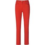 Reduzierte Rote Brax Raphaela by Brax Slim Fit Jeans aus Baumwolle maschinenwaschbar für Damen Größe S Petite 