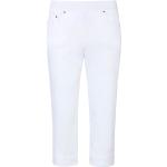Weiße Brax Raphaela by Brax Caprihosen & 3/4-Hosen mit Reißverschluss aus Baumwolle maschinenwaschbar für Damen Petite 