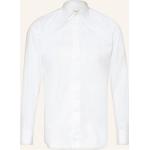 Weiße Profuomo Kentkragen Hemden mit Kent-Kragen aus Baumwolle für Herren 