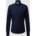 Profuomo Regular Fit Business-Hemd aus Jersey (44 Marineblau)