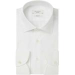Weiße Unifarbene Langärmelige Profuomo Kentkragen Hemden mit Kent-Kragen aus Baumwolle für Herren Größe XXL 