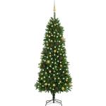 Grüne 240 cm LED-Weihnachtsbäume aus Stahl 