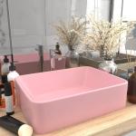 Rosa Handwaschbecken & Gäste-WC-Waschtische matt aus Keramik 