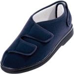 Marineblaue Promed Orthopädische Schuhe mit Klettverschluss in Normalweite aus Textil für Herren Größe 44 