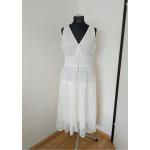 Weiße Promod Damenkleider aus Baumwolle Größe L 