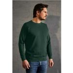 Grüne Promodoro Herrensweatshirts aus Baumwolle Größe 7 XL 