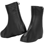 Schwarze Proof Schuhüberzieher & Regenüberschuhe mit Klettverschluss rutschfest für Kinder Größe 38 