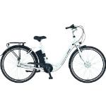 PROPHETE GENIESSER 21.ESC.30 Citybike (Laufradgröße: 28 Zoll, Rahmenhöhe: 48 cm, Damen-Rad, 237.5 Wh, Kreide glanz)