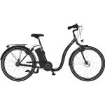 PROPHETE GENIESSER 22.ESC.20 Citybike (Laufradgröße: 26 Zoll, Rahmenhöhe: 46 cm, Damen-Rad, 374 Wh, Schwarz)